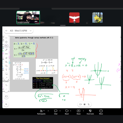 Algebra Refresher — Summer Bridge Course